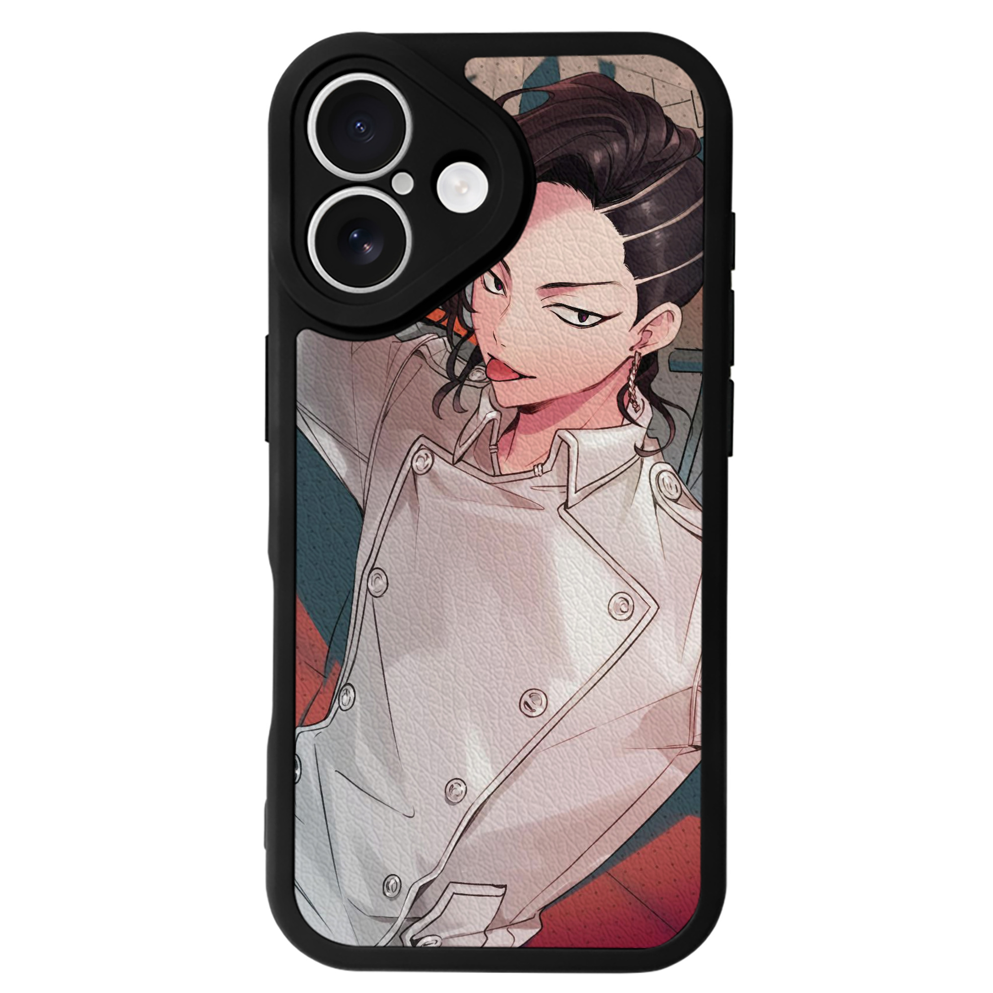 （画像用） 東京リベンジャーズ Tokyo Revengers 【iPhone 16シリーズ対応】シリコンスマホケース（レザー調） 材質：シリコン